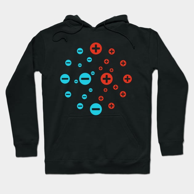 Polar Covalent Bond Pattern Hoodie by Student-Made